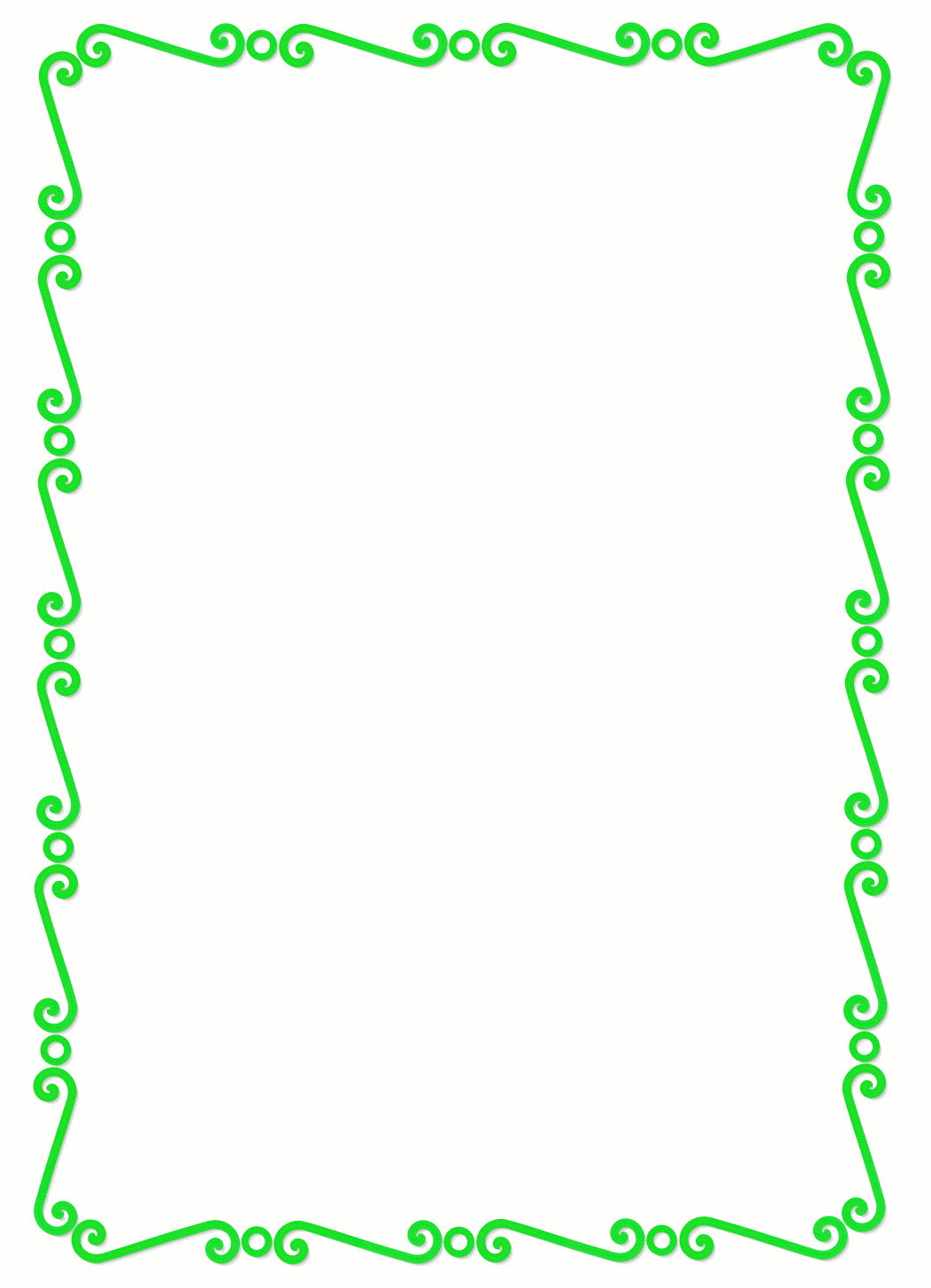 clip art borders green - photo #30