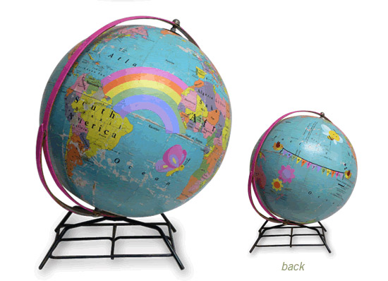 Awesome Art on World Globes | Ufunk.