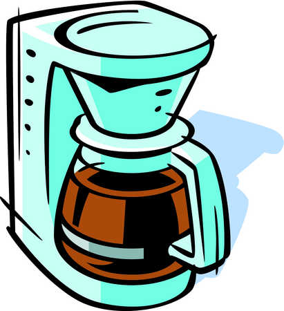 Stock Illustration - Drawing of a coffee maker ...