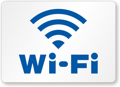 WiFi Signs WiFi, SKU: S-
