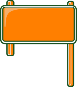 Highway Sign Blank clip art - vector clip art online, royalty free ...