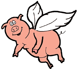 Flying Pig Clip Art - ClipArt Best