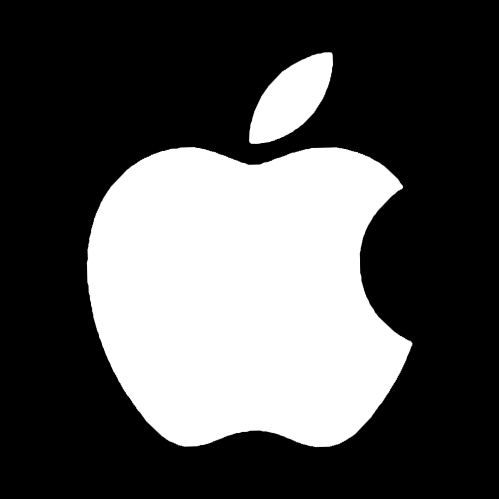 White Apple Logo Clip Art - ClipArt Best