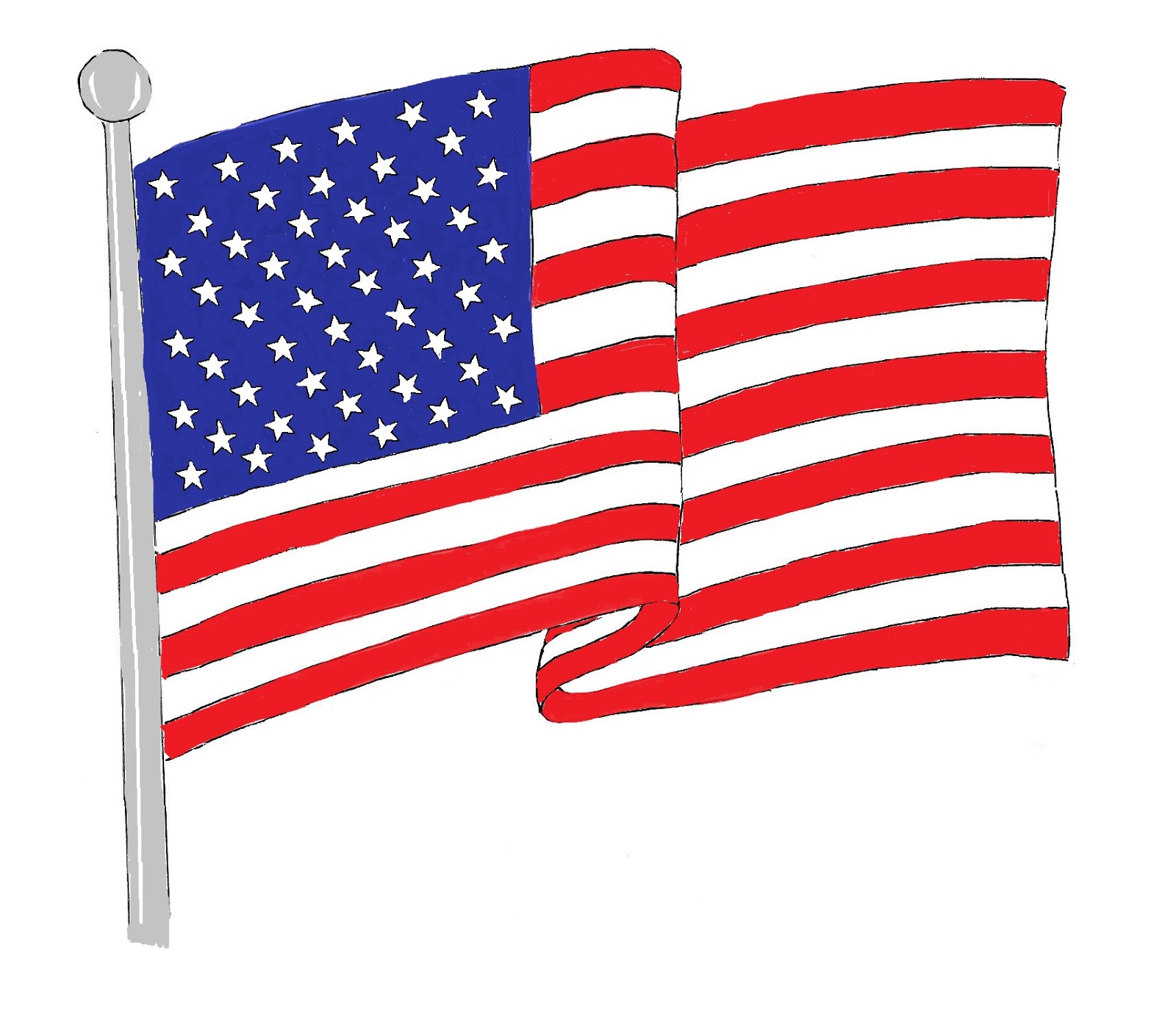 free american flag animated clip art - photo #22