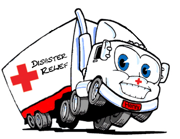 disaster relief truck cartoon | American Red Cross of West Michigan
