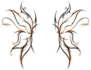 Tribal Wings | Tattoos, Wing ...
