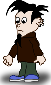 441 views Standing Dude Clip Art - vector clip art online ...