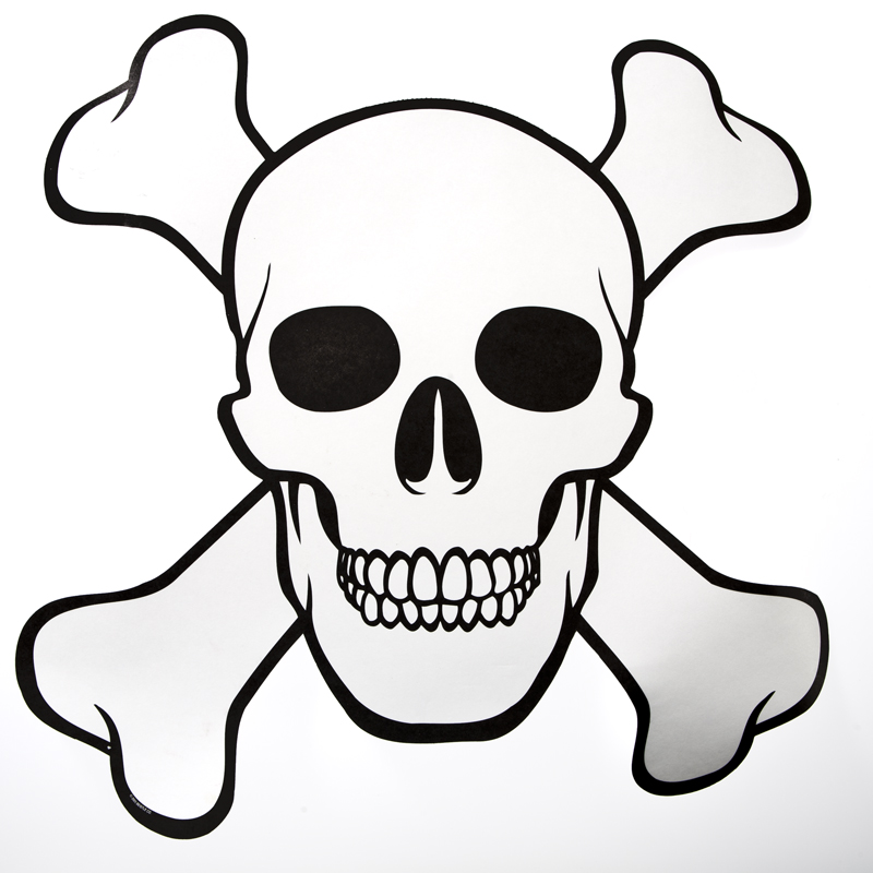 Shop for Pirate Skull and Crossbones Cutout, Pirate, Decorations ...
