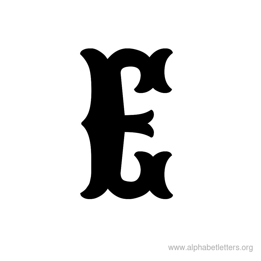 Free Printable Fancy Letter Alphabets | Alphabet Letters Org