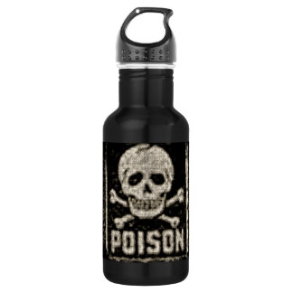 Vintage Poison Water Bottles | Zazzle