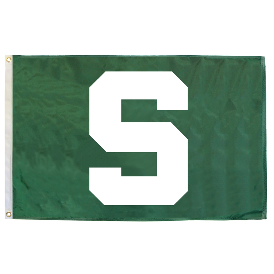 Official Michigan State University Flags from the campus of MSU
