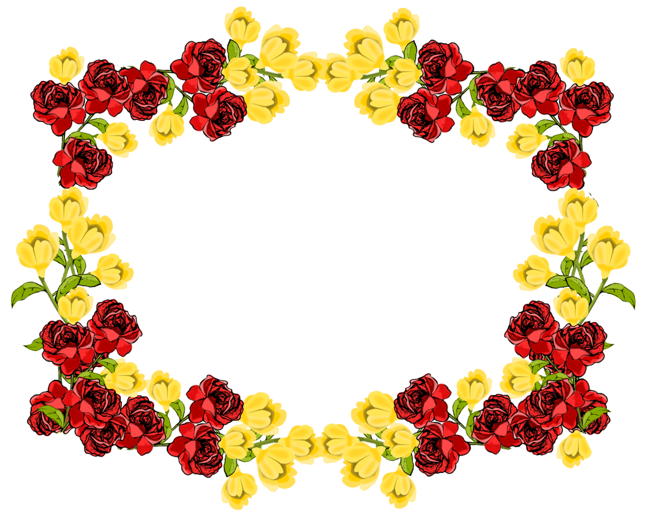 Border Flowers Png Clipart - Free to use Clip Art Resource