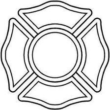 Fire Badge Template Clipart - Free to use Clip Art Resource