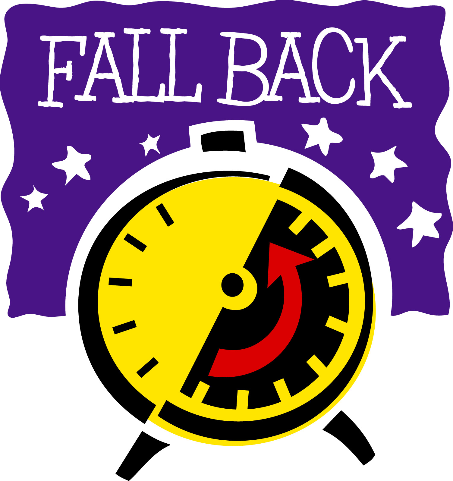 Day light savings time ends clipart images
