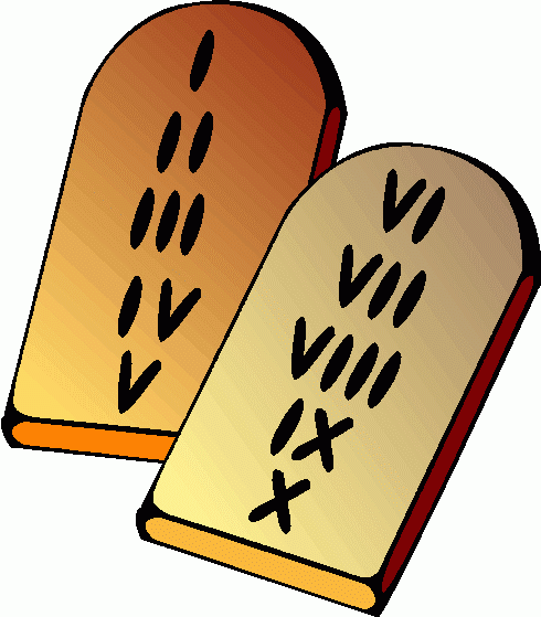 Ten Commandments Clipart