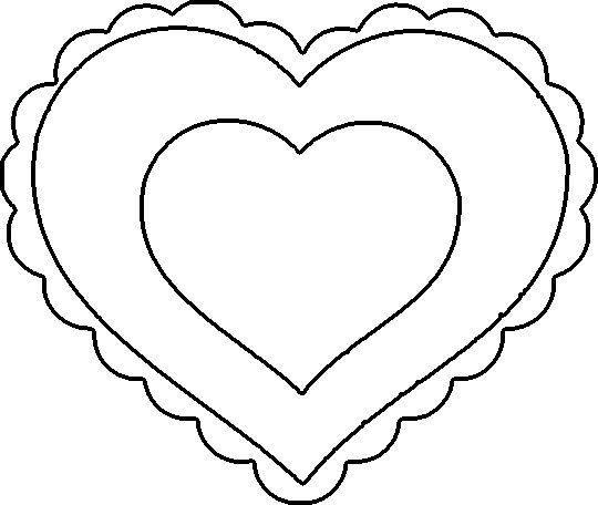 free clipart heart template - photo #41