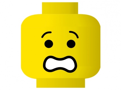 Lego Smiley Angry clip art vector, free vectors