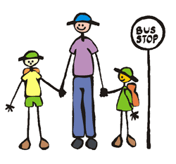 Bus Stop Cartoon - ClipArt Best
