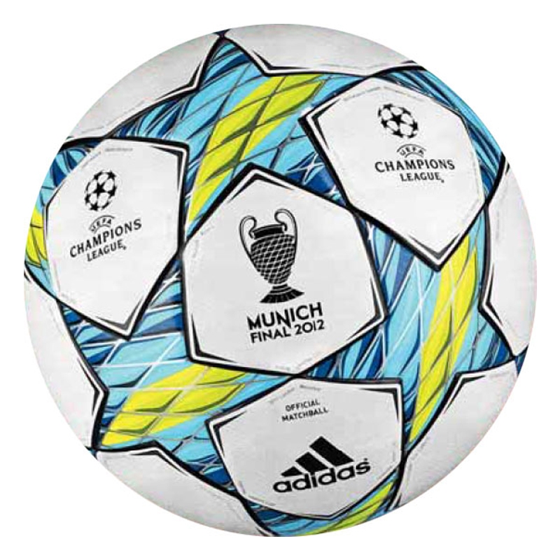 Adidas Munich 12 Champions League Official Match Ball (White/Blue ...
