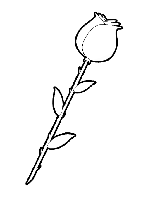 715 views Flower Stems Coloring Pages Clipart - Free to use Clip Art Resource