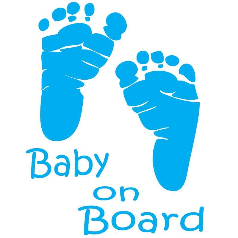 Baby boy feet clipart