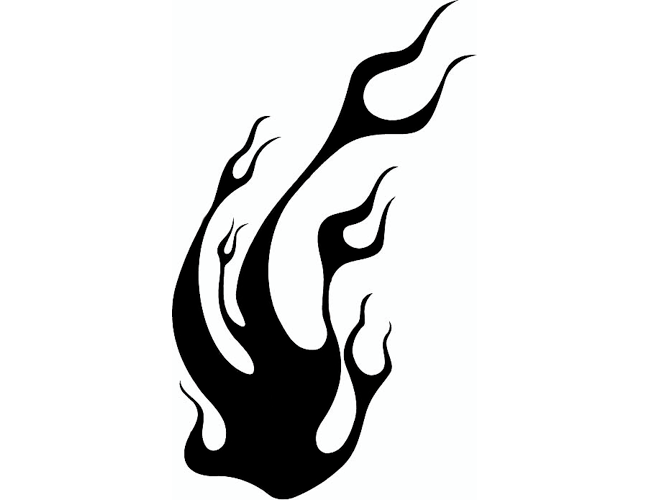 Pictures Of Flame Tattoos