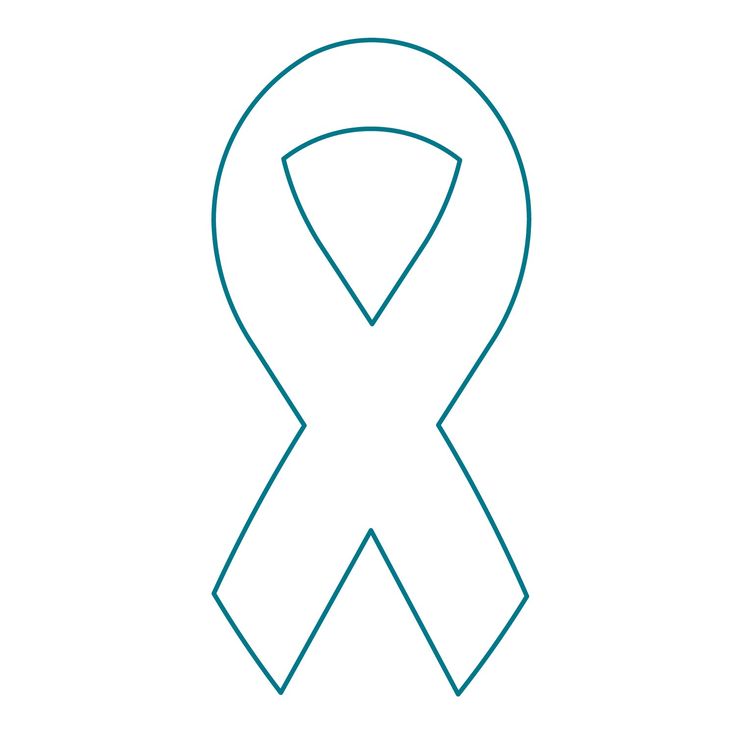 Free Printable Cancer Ribbon Template Free Printable Cancer Ribbon Template