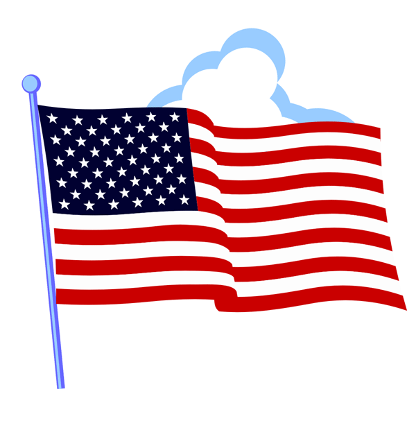 American Flag Page Border - ClipArt Best