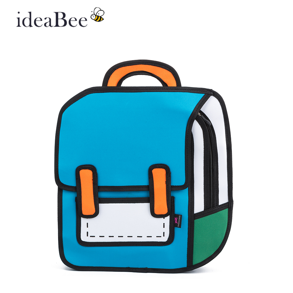 Aliexpress.com : Buy ideaBee New Arrival 2D / 3D Cartoon Backpacks ...