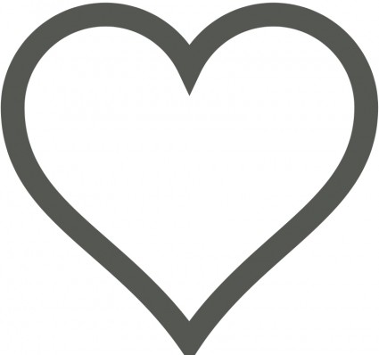 Vector Heart Icon (Deselected) Vector Clip Art - Ai, Svg, Eps ...