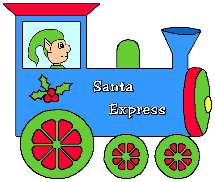 Christmas Toy Train Clipart