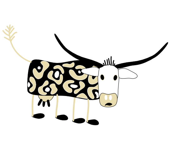 Clip Art: toy cartoon cows 1 animal animal ...