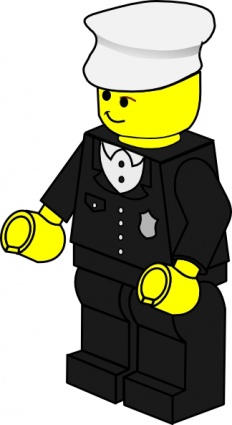 Lego Town Policeman clip art - Download free Other vectors