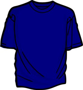 Blue T-shirt Clip Art - vector clip art online ...
