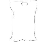 Custom shaped 3.15" x 2.1" Bag Shaped Luggage Tag pricing, samples ...