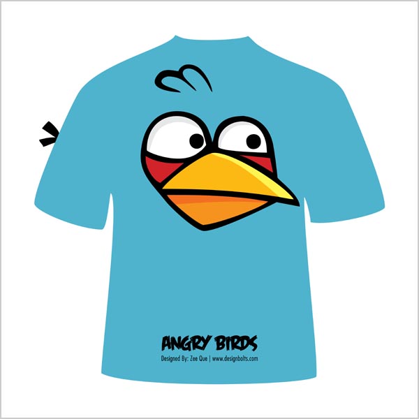 Free Vector Angry Birds T-Shirt Designs In (.ai, .eps, .cdr ...