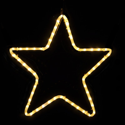 Holiday Lighting Specialists Small 5 Point Star in LED Lights ...