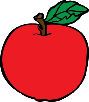 Red apple clip art Free vector for free download (about 34 files ...
