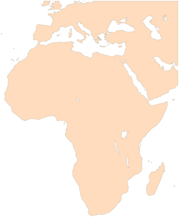 Africa Maps - Continent and World Region Maps - Adobe Illustrator ...