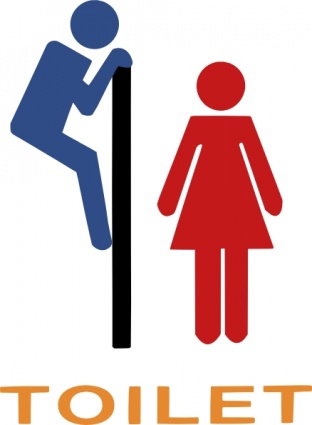 Download Toilet Sign clip art Vector Free