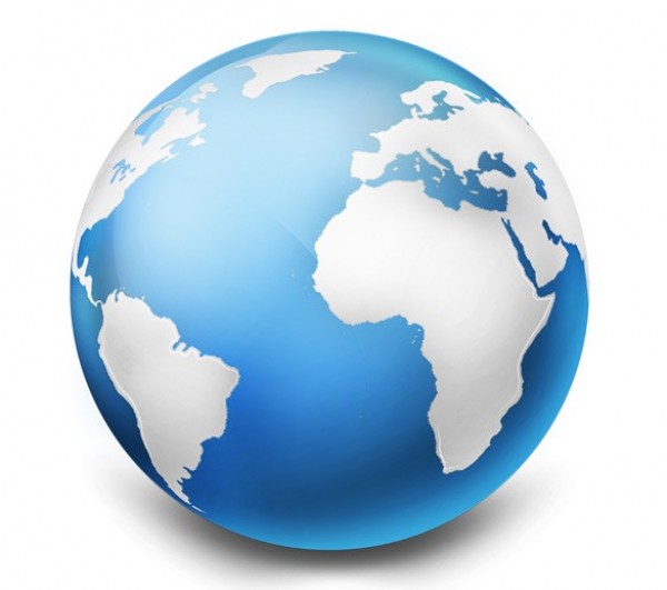 XOO Plate :: Realistic Earth Globe Graphic PSD/