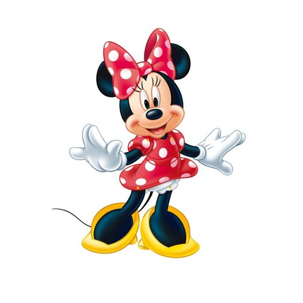 Disque Azyme ou Plastisucre MINNIE DISNEY  IMAGE PERSONNALISEE TEXTE  Je te 