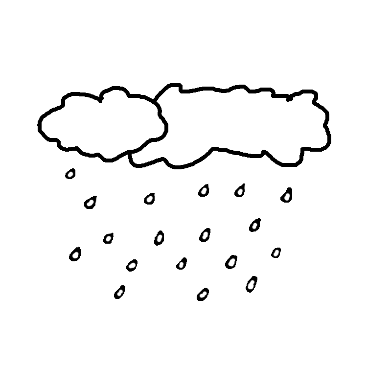 stormy clipart black and white
