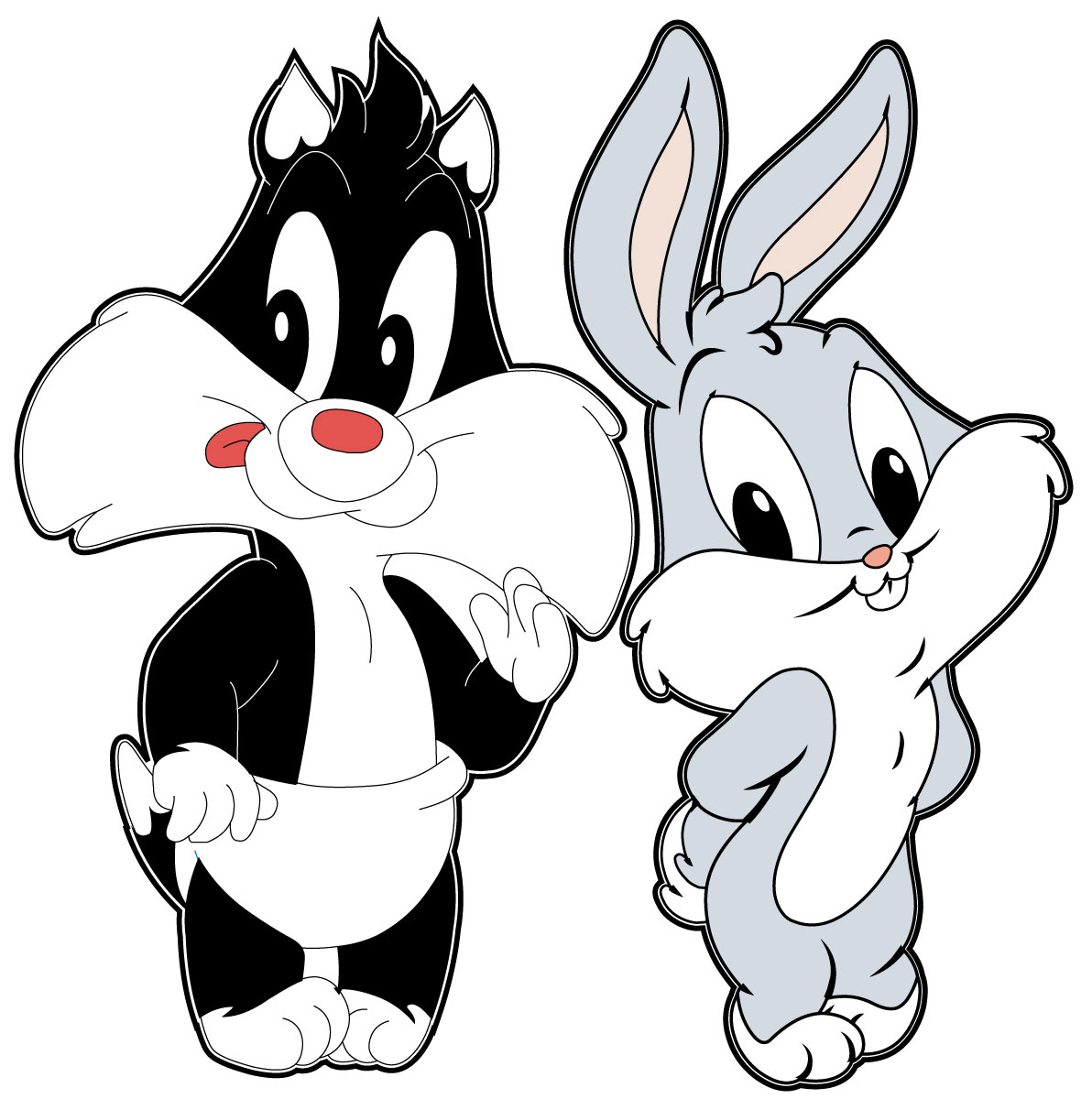 Baby Bugs Bunny Coloring Pages Pin Baby Sylvester And Bugs Bunny On