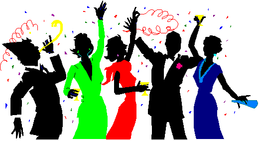 Party Clip Art Black And White - Free Clipart Images