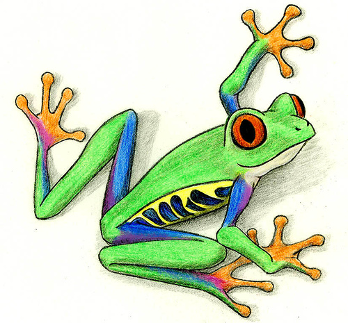Cartoon Tree Frog