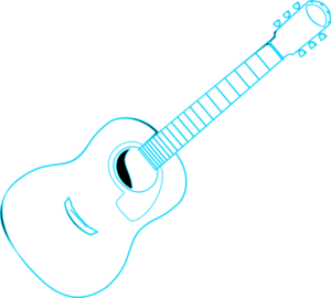 Guitar Outline Vector - Free Clipart Images