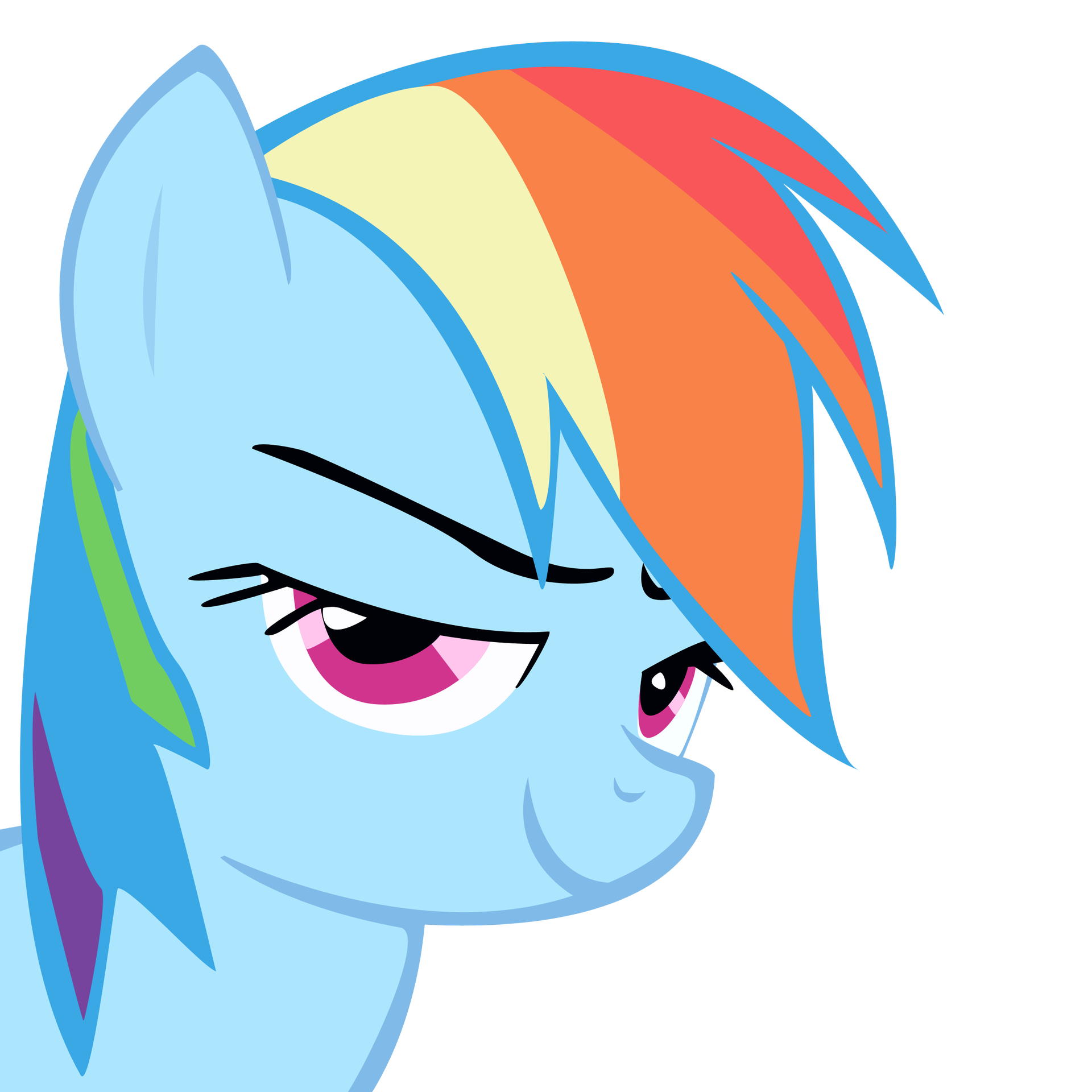 Rainbow Dash: vector by thelawn - MyLittleFaceWhen: My Little Pony ...