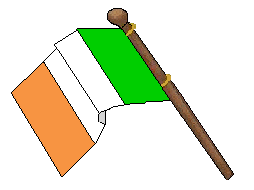 Irish Flags Clip Art 1 - Ireland Clip Art - Ireland Flags