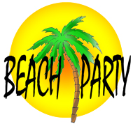 Beach party clip art